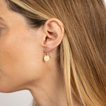 The little Berlin disc - Earrings - Gold - Louise Varberg Jewellery