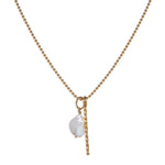 Necklace - Twist - Baroque pearl - Gold - Louise Varberg Jewellery