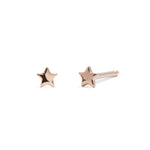 Love Star - Earrings - Rose Gold - Stud - Pair - Louise Varberg Jewellery